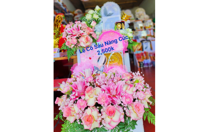 Mâm lễ Cô Sáu số 1- Đồ cúng lễ Nàng Cúc